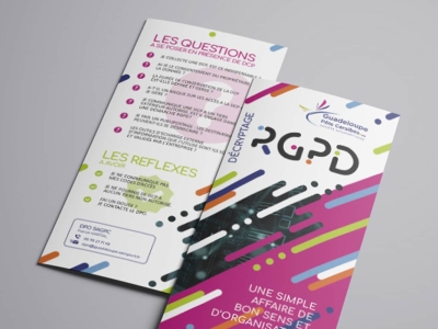 Brochure RGPD</br> <a style="font-size: 12px; color: white;">Aéroport Pôle Caraïbes</a>