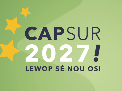 Séminaire FEADER - CAP2027</br> <a style="font-size: 11px; color: white;">Region Guadeloupe - direction de l'Europe</a>